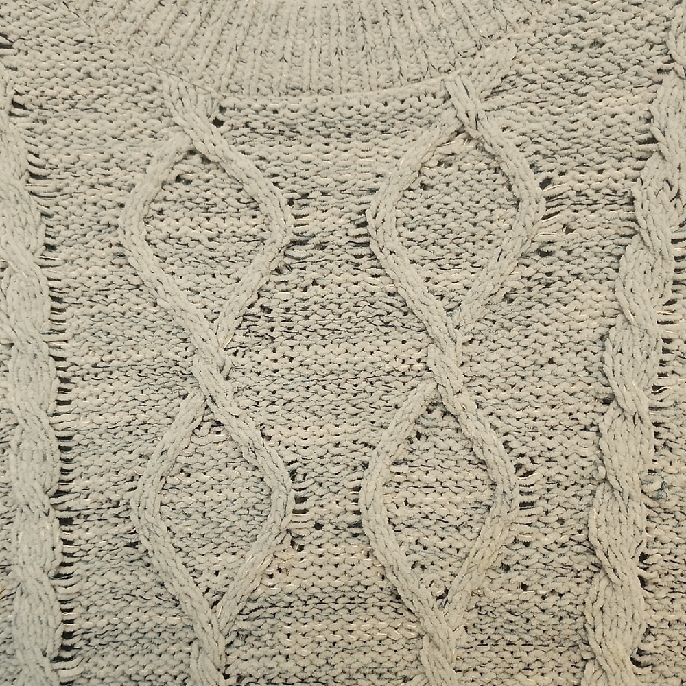 Takara Light Gray Cable Knit Sweater - Picture 2 of 12